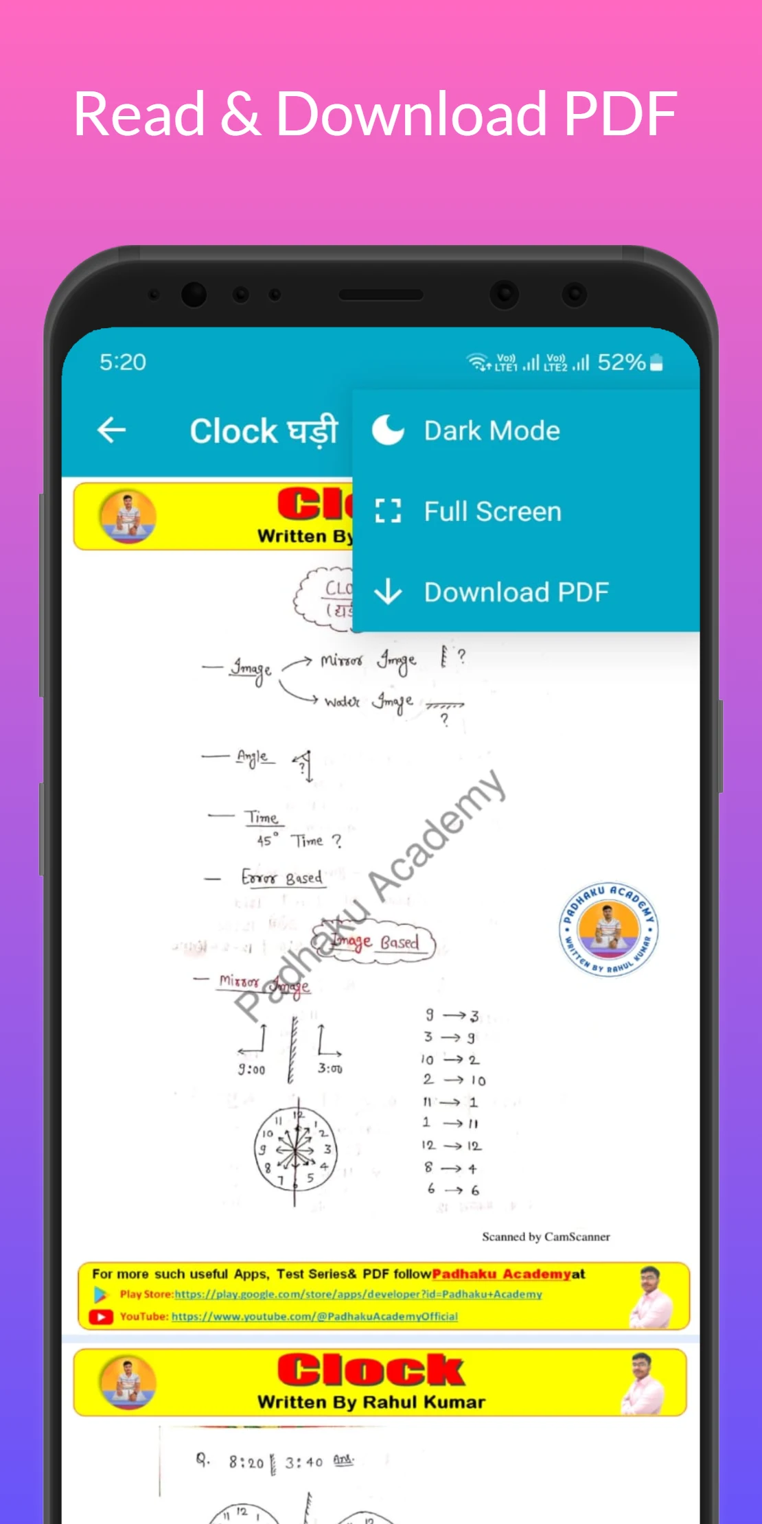 Reasoning Notes & Mock Tests screenshot